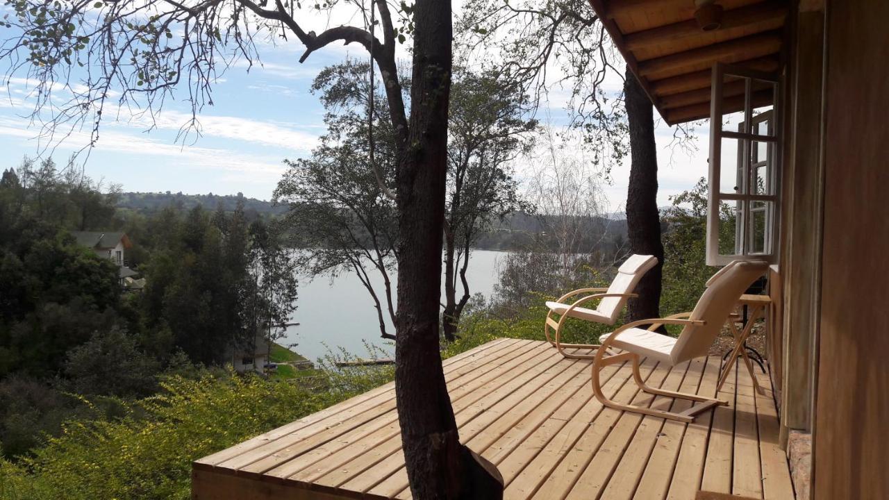 Cabana De Adobe En Lago Rapel Eksteriør bilde